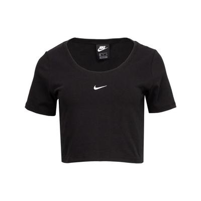 Sportswear Essential Slim Fit Crop Top Women Tops Black CU5174-010
