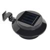 2026 IP65 waterproof 3LED solar outdoor light fence courtyard wall gutter channel courtyard light black Christmas decoration
