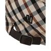 Daks Leather Brown Check Hunting Cap Size Adjustable Strap Dche6el01w2