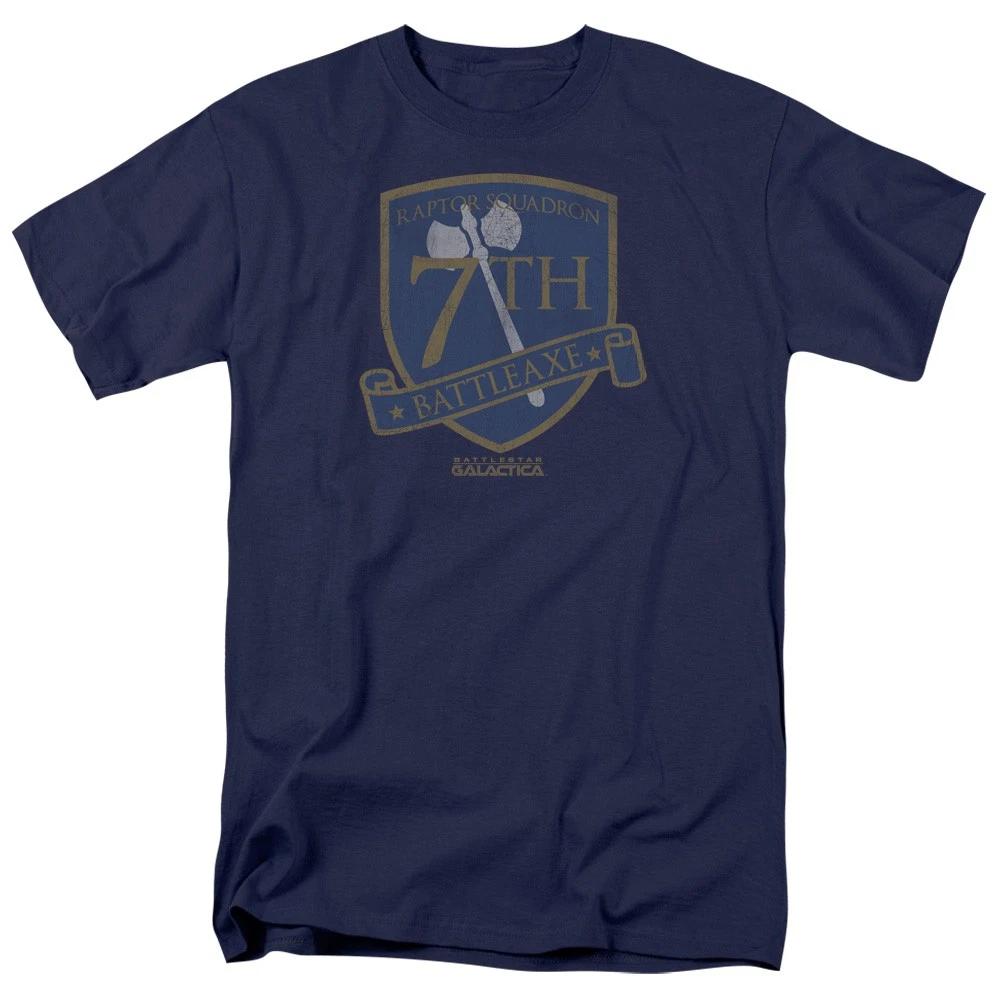 Battlestar Galactica - Battleaxe Badge - Unisex Children s T-shirt - Blue 150