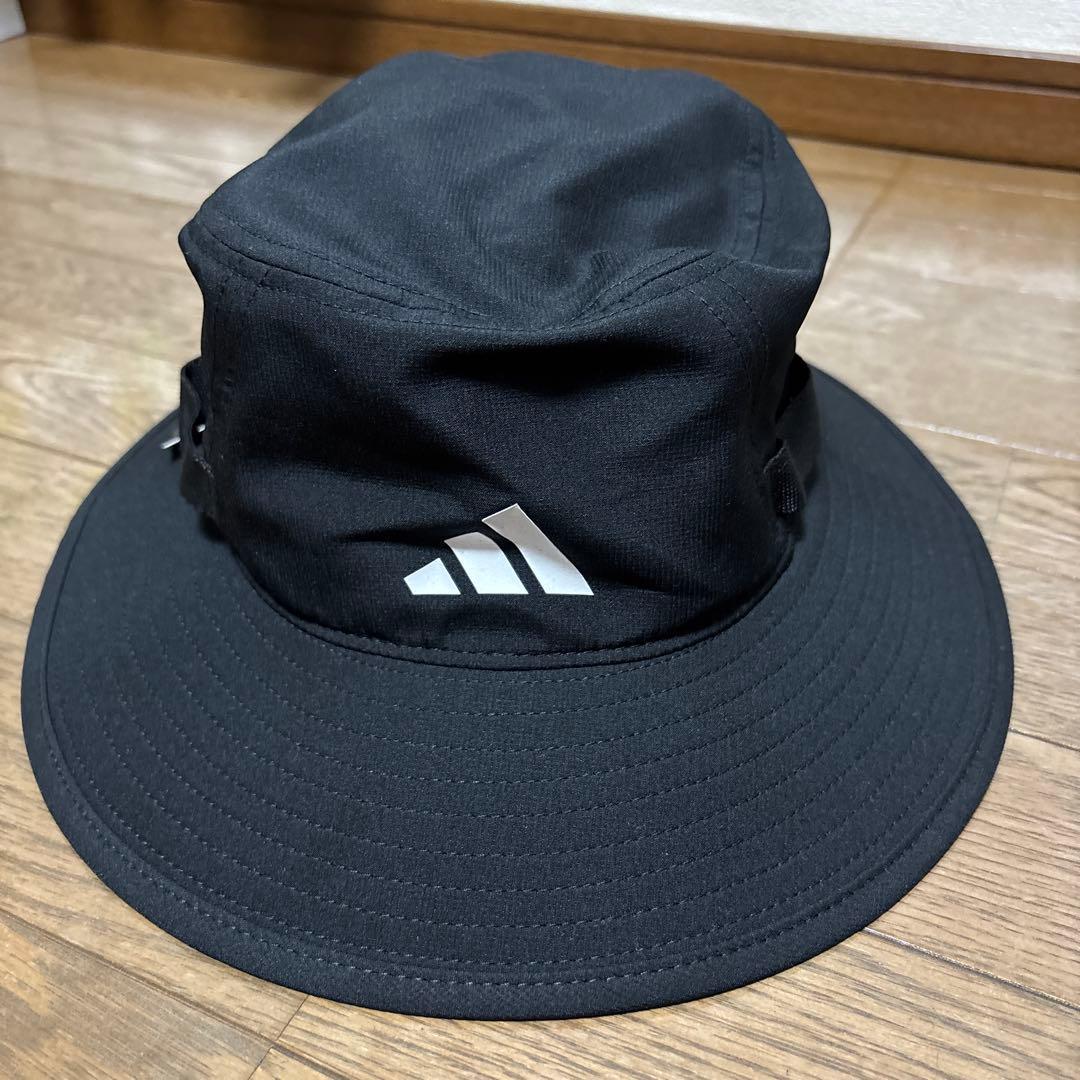 Used adidas bucket hat black UPF50