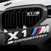 Kompatybilna atrapa z emblematem do BMW serii X: X1M, X3M, X5M Thunder Edition