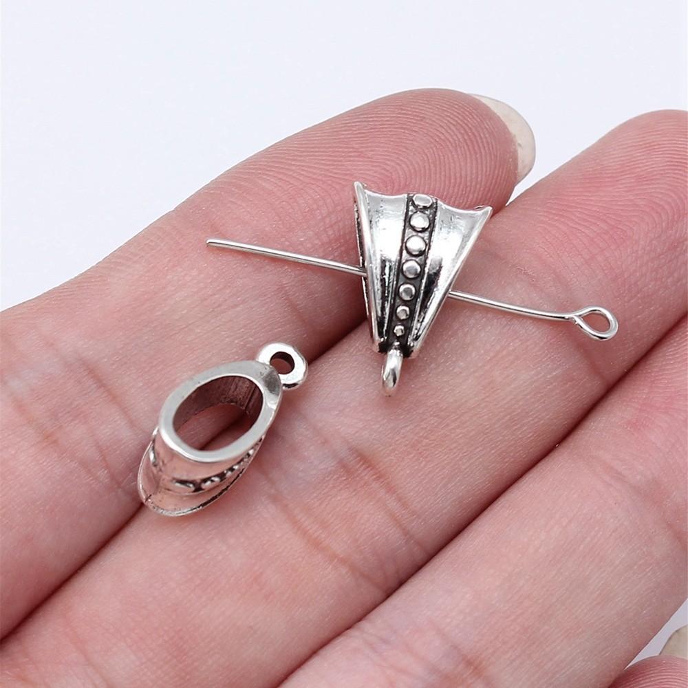 Accessories Parts Pendant Head Bend Tube Kids' Jewelry Materials ZA042
