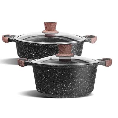 Soup Pot Non-stick Soup Pot Noodle Stew Pot Hot Induction Cooker Gas Stove Universal Cast Iron