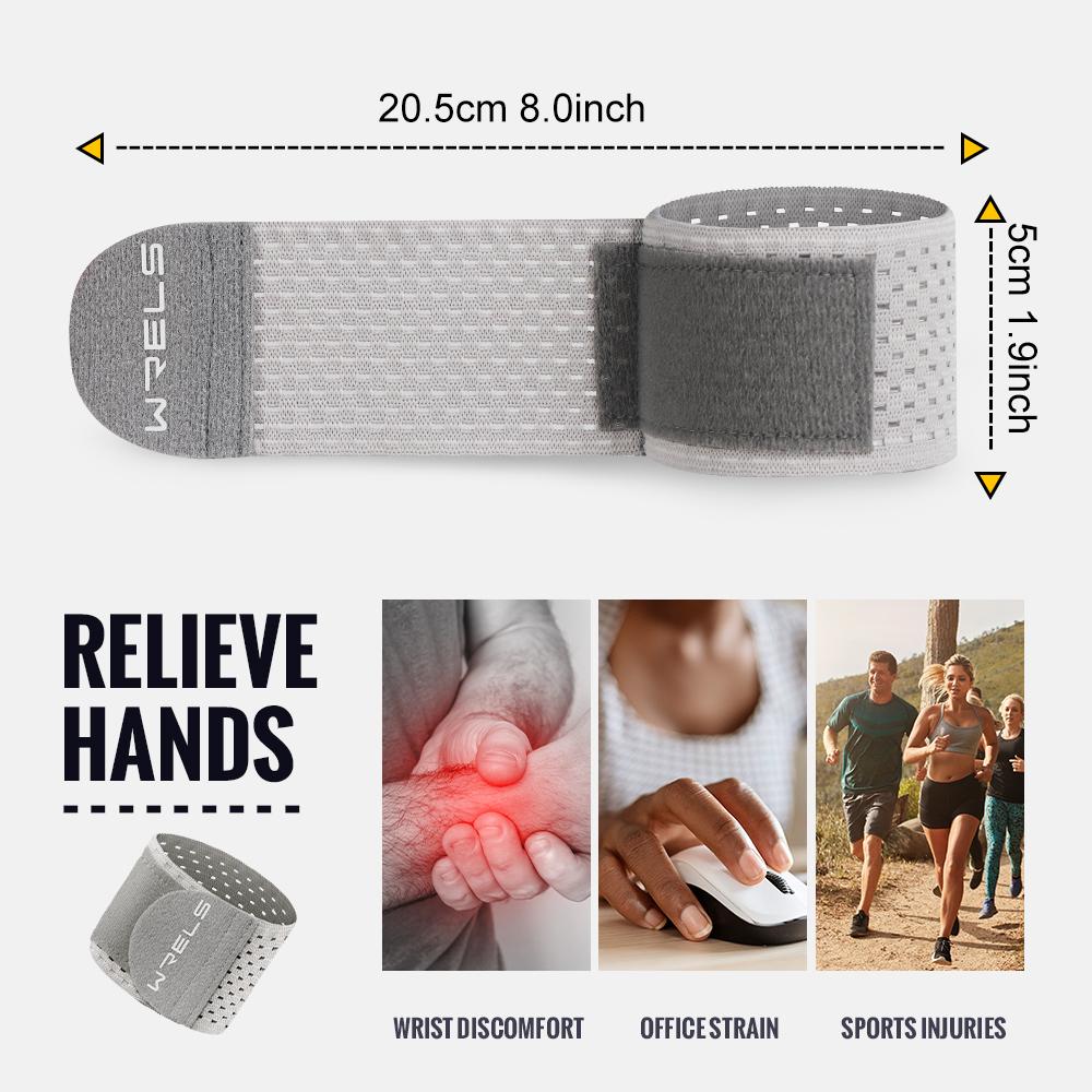 Wrels Armband Wickelkompression Sportlich Elastisch Verstellbarer Handgelenkschutz Unterstützung Basketball Gewichtstraining Handgelenkbandagen