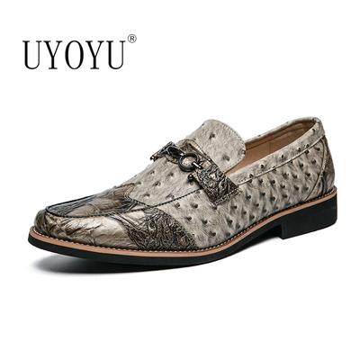 Marca de luxo Designer Masculino Negócios Couro Coreano Casual Escritório Formal Oxford Mocassins Mocassim Vestido de Casamento Sapatos Masculinos para Homens