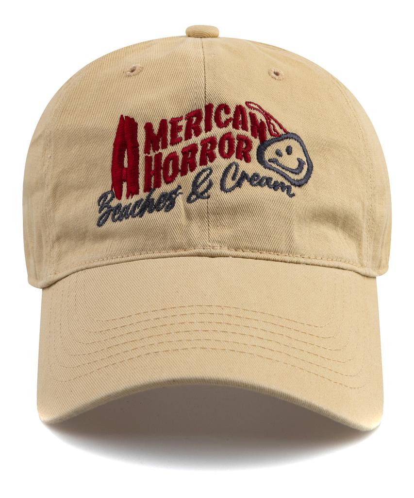 Bichiseuaenkeulim American Horror Ball Cap-Beige