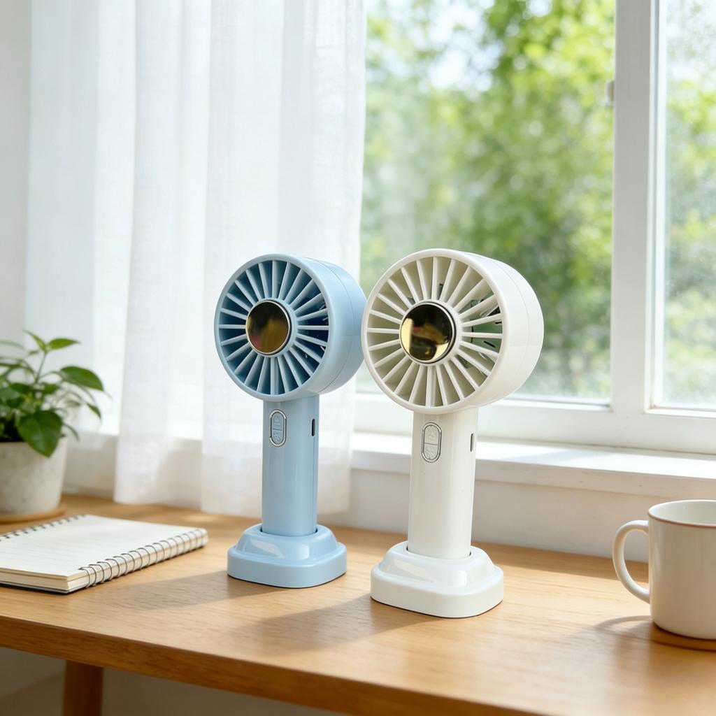 Xiaomi Mini Cooling Fan 3 Speed Portable Summer Refreshing Breeze Ice Pack 1800mAh Rechargeable Personal Air Conditioner