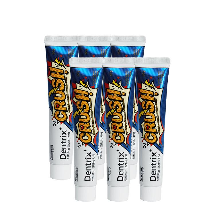 Crush Concentrated Toothpaste 60g (6 pieces)