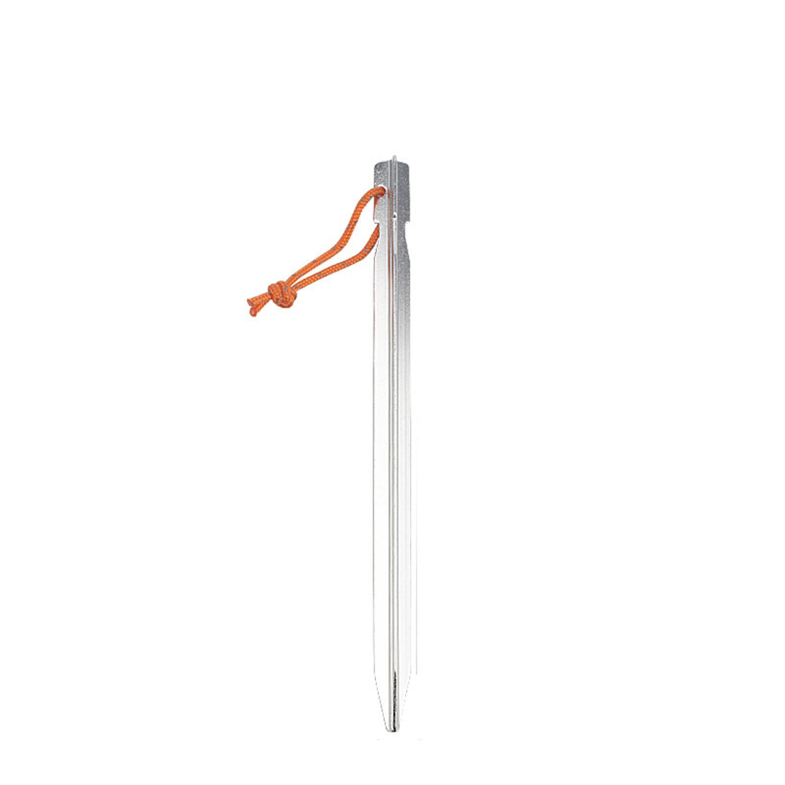 

18cm Aluminum Alloy Tent Stakes, Three-Sided Ground Nails with Rope, Windproof Camping Canopy Pegs for Outdoor Camping, Hiking, Leisure One Size