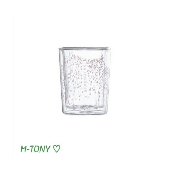 Starbucks Starbucks Sakura DW Glass SAKURA 237ml Overseas Limited Item/Not Released in Japan/Starbucks/Tumbler/Starbucks