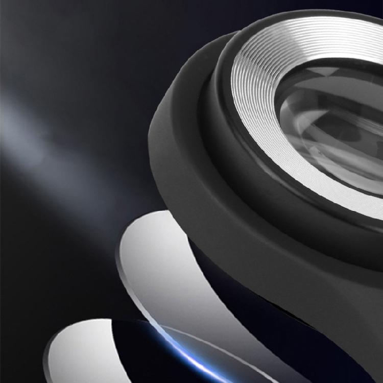 Handhållen förstoringsglas Dubbelglaslins Lupp 40X Förstoringsglas med LED-ljus för Frimärken Mynt Smycken Inspektion