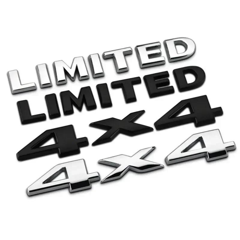 AAXS1 3D Metal 4X4 Limited Tailgate Emblem Sticker Car Rear Boot Trunk Badge for Jeep Grand Cherokee Compass Wrangler