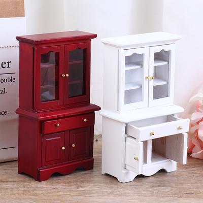 1Pcs Mini Bedroom Furniture Model Bookcase Model