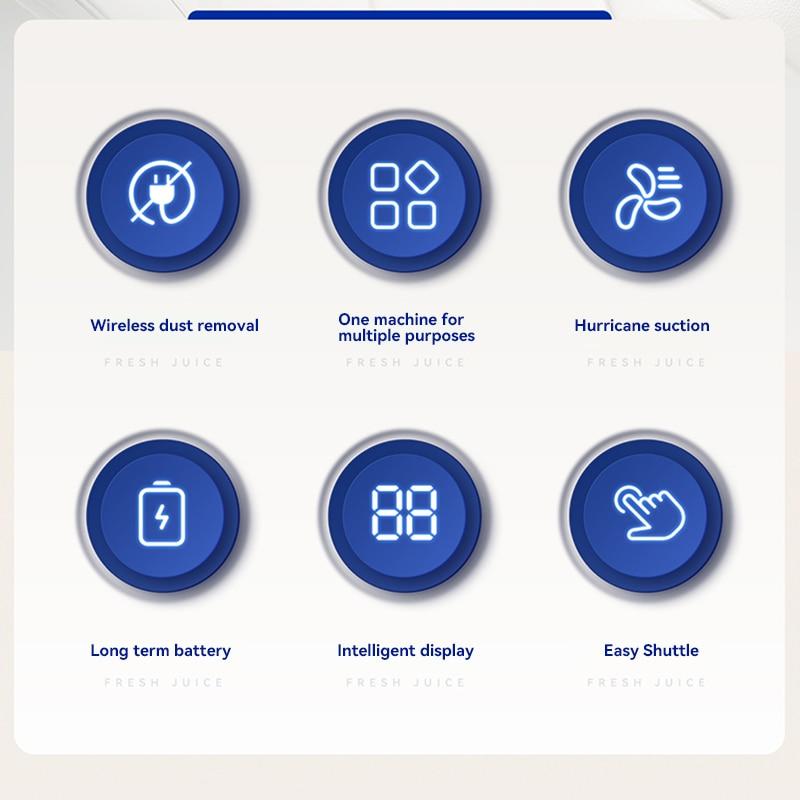 Car Vacuum Cleaner Blower Suction Two In One High Power Portable Handheld Auto Cleaning Tool