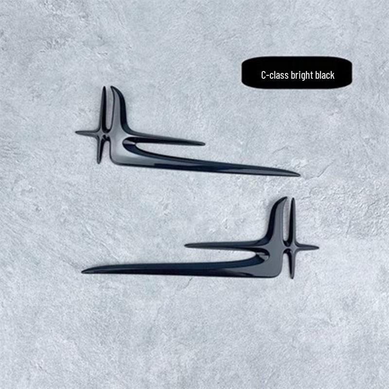 Compatible Mercedes-Benz C-Class Long Wheelbase Rear Fender Emblem Sticker C260L/C180L/C200L