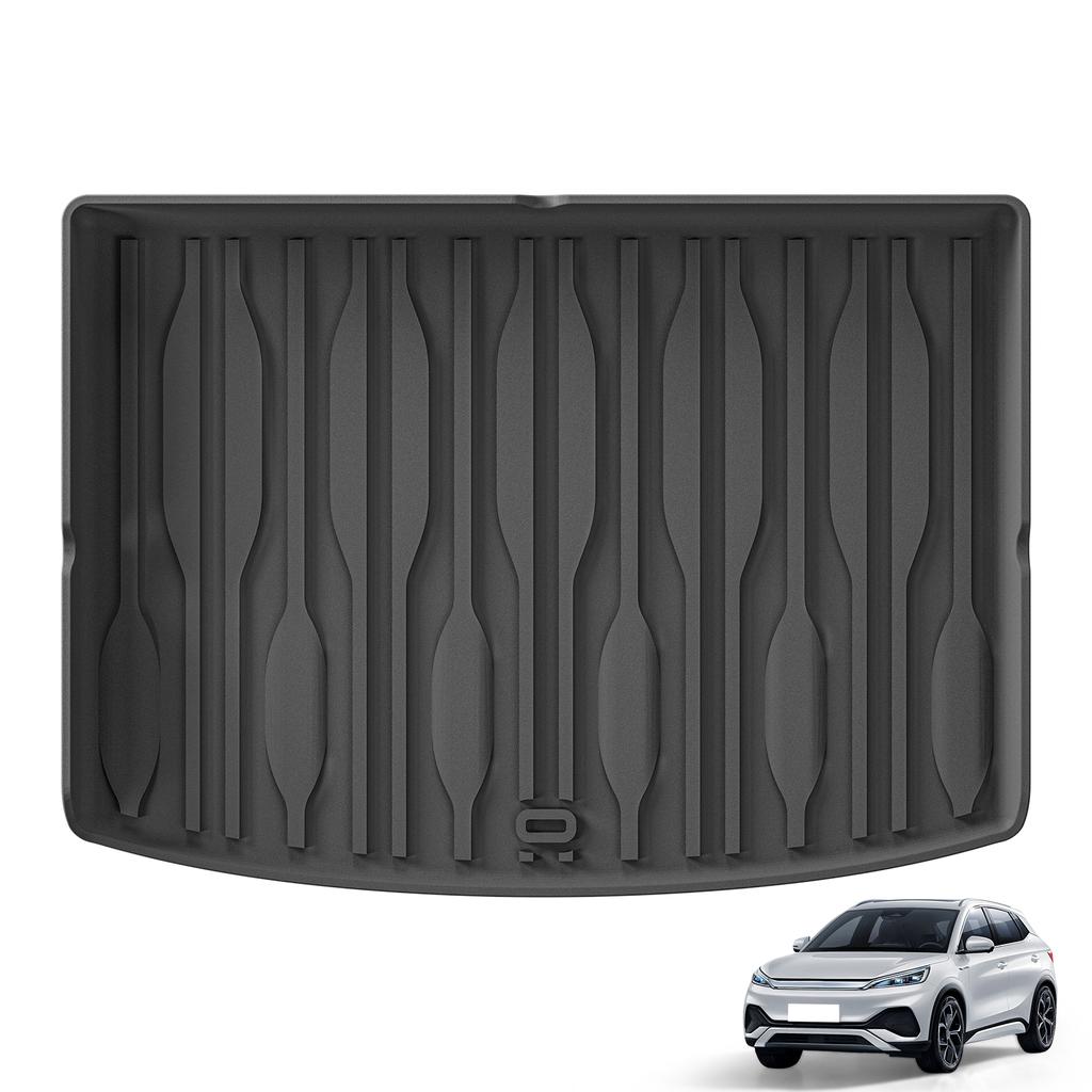 Smabee for BYD Atto 3 Atto3 YUAN PLUS 2022-2024 TPE Car All-weather Floor Mats Cargo Liner Trunk Pad Backrest Liner Accessories