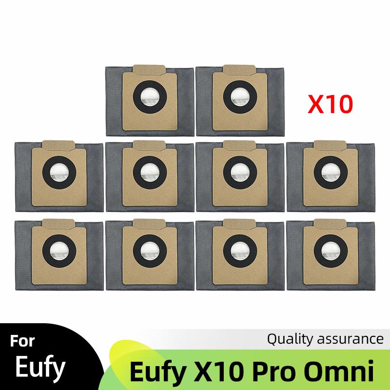 Fit For Eufy X10 Pro Omni Robot Vacuum Cleaner Main Side Brush Mop Cloth Hepa Filter Dust Bag Accessories Spare Parts