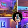 Modern LED Light Strip RGB Iridescent Color Controlled With Mobile App For Living Rooms Bedrooms Bars Computer Room Indoor Light