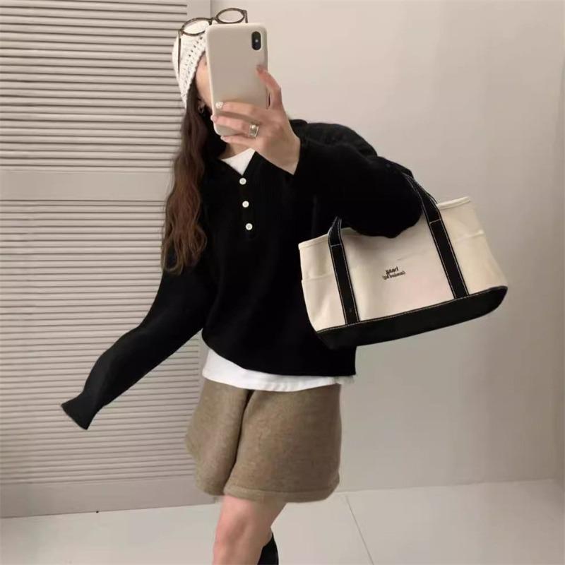 Candy-colored hooded pullover sweater for women's outerwear autumn and winter new lazy style loose and versatile casual knitted sweater top