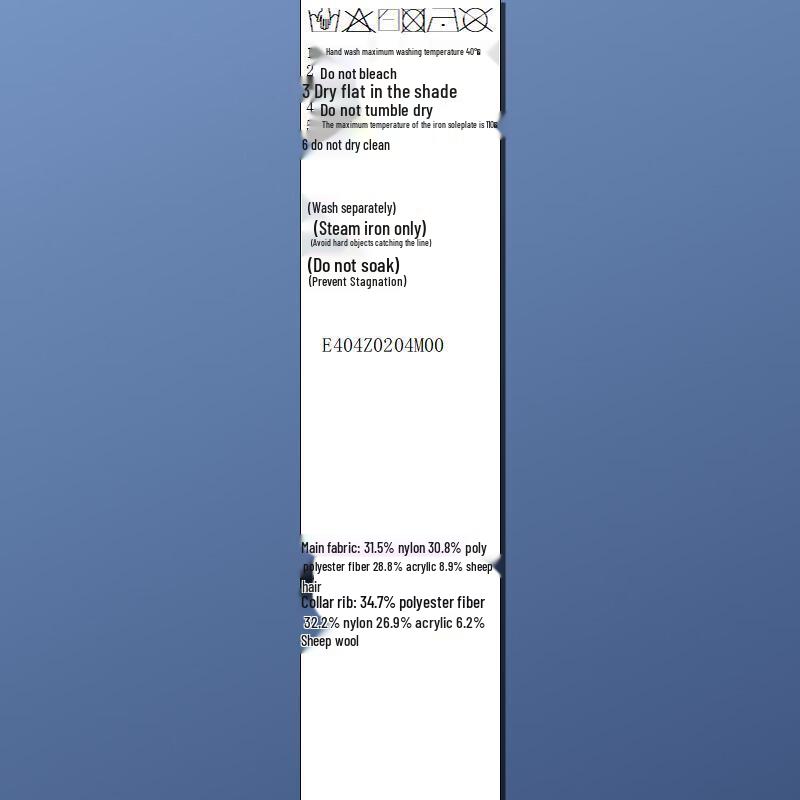 Sancai Women's 2025 Winter Contrast Round Neck Knit Sweater