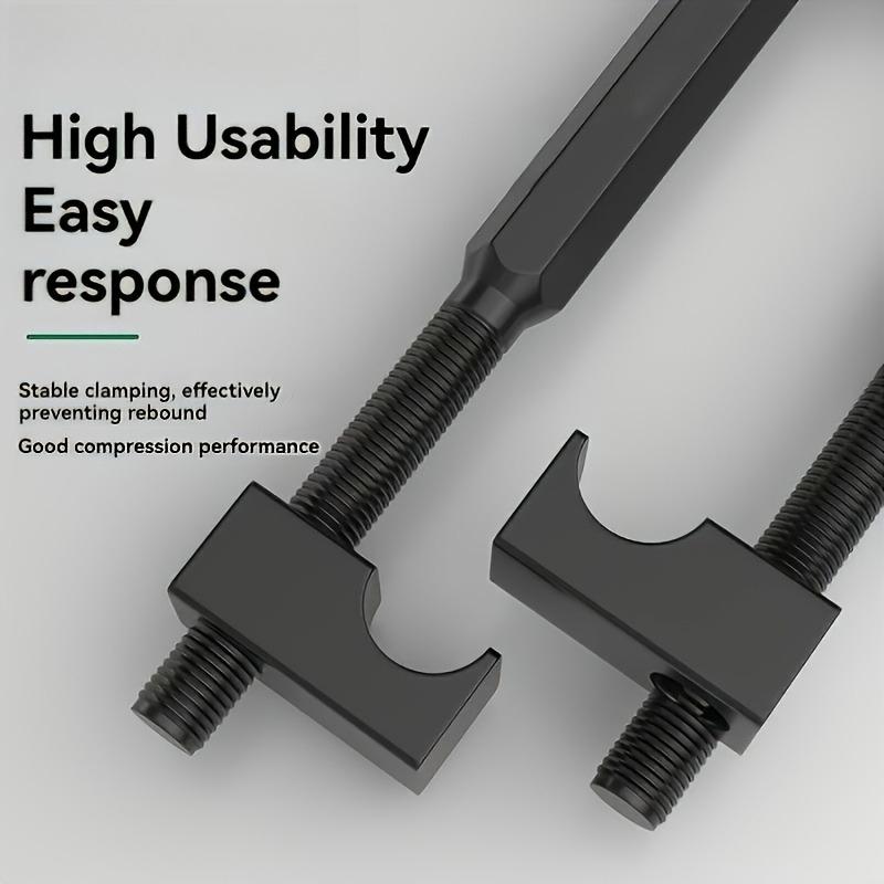 2Pcs Heavy Motorcycle Car Spring Compression Tool, Heavy Spring Compressor for Vehicle Maintenance Removal/installation Spring