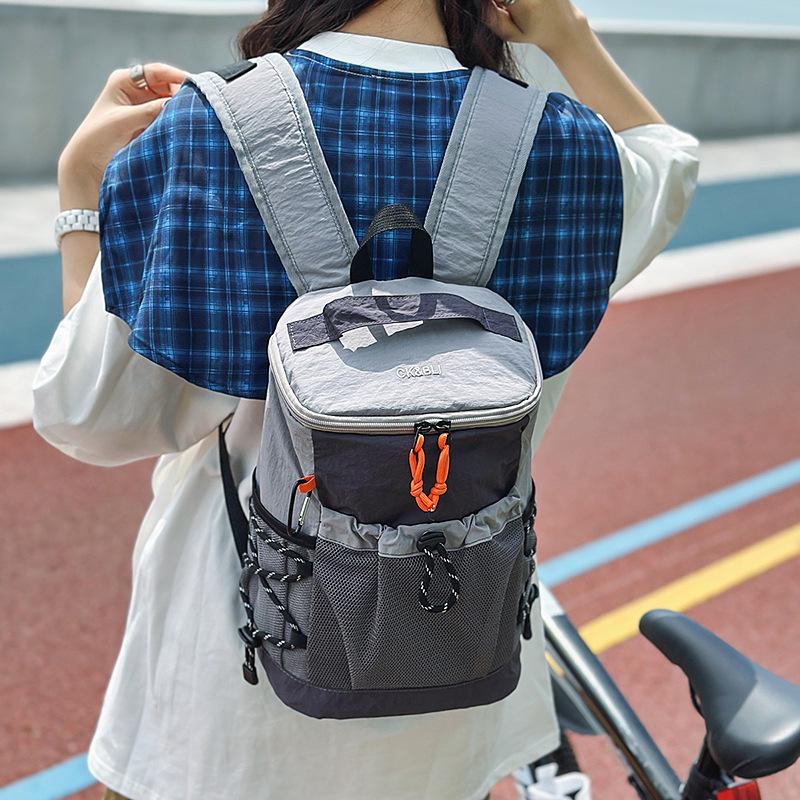 Large Capacity Outdoor Sports Cycling Backpack - Fashionable Oxford Cloth for Students and Mountaineering