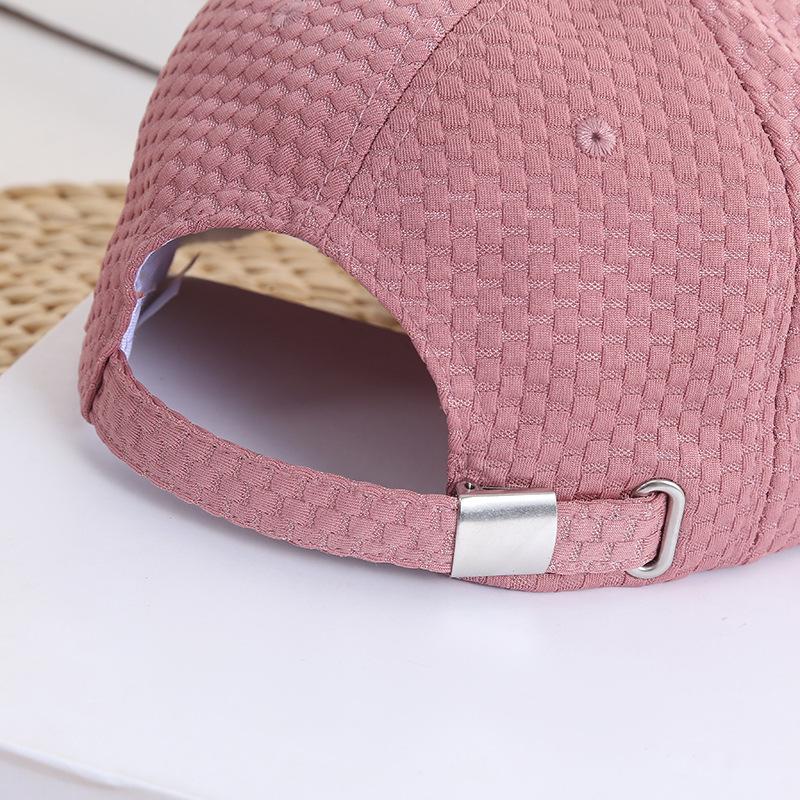 Baseball Cap New Solid Color Retro Baseball Cap Casual Breathable Sun Hat Women Summer Outdoor Hat