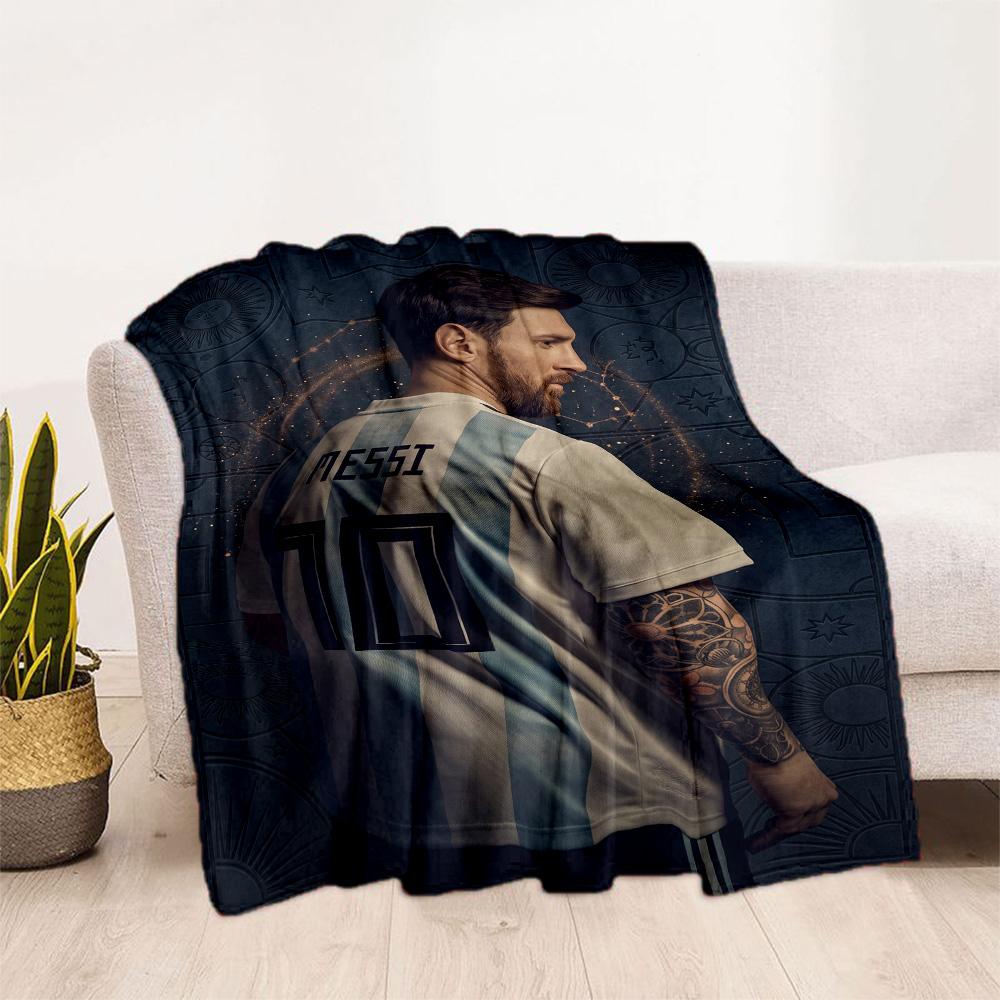 Messi 252 Blanket Durable Comfort Great for Office Chair Sofa for All Occasions Digital Print Best Holiday Gift for Friends Family