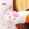 Silicone Pencil Cap Protective Case Cartoon Cat Paw Tip Protector for Pen Topper Wooden Pencils Extend Usage Time Reduce Waste Stress Relief Classroom