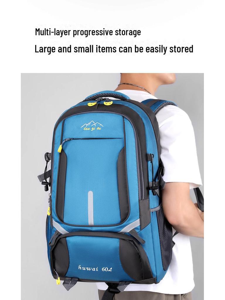 Unisex-Wander- und Campingrucksack mit großem Fassungsvermögen: Multifunktional für Reisen und Outdoor-Abenteuer