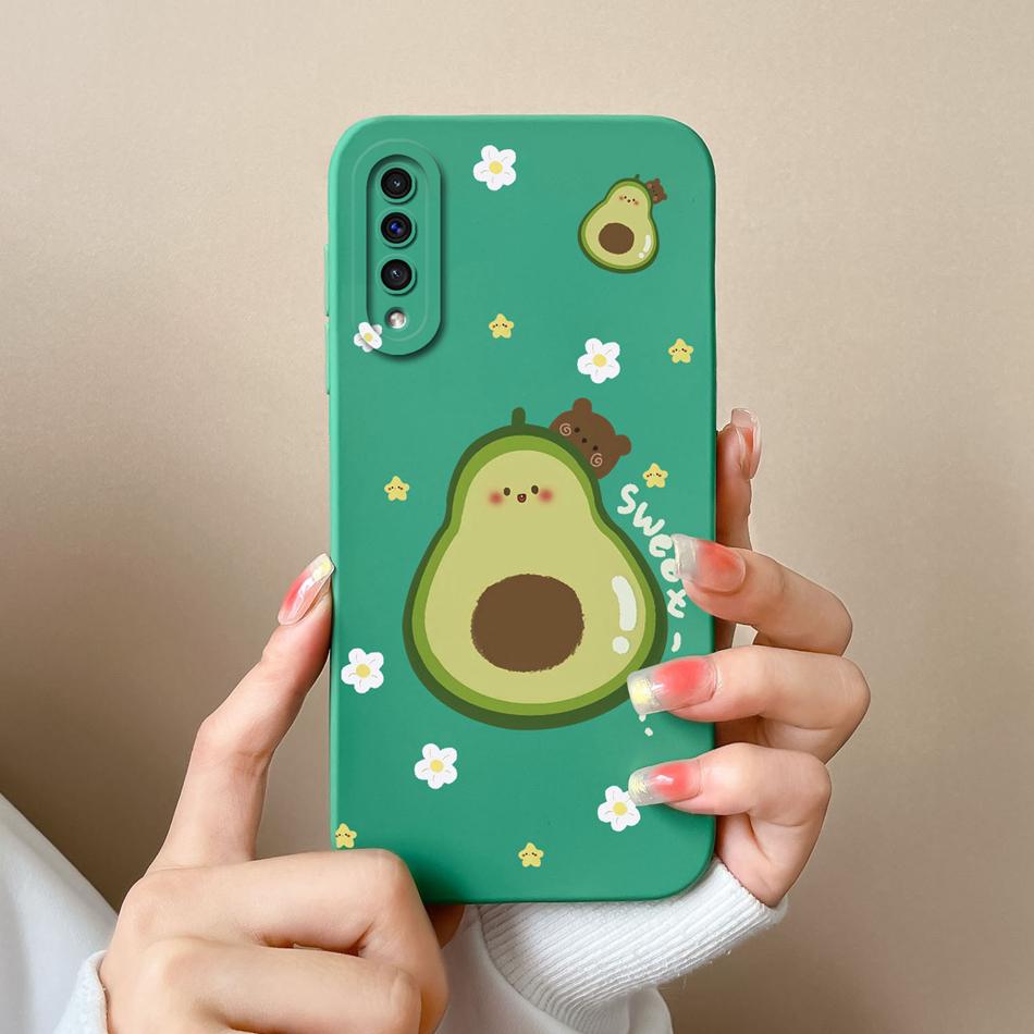 Neue Hülle Für Samsung A50 A50S Katze Weiches Glattes Flüssiges Silikon Vollschutz Anti-Schock-Stoßfänger Für Galaxy A 50 A 50S Funda Coque