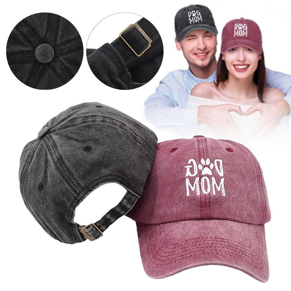 Adjustable MOM Embroidery Baseball Caps Vintage Sunscreen Hats Fashion Baseball Hats  Men Women