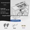 Stainless Steel Kitchen Sink with Integrated Washing Basin and Stand - Large, Thickened Single Bowl