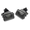 One Set Front Fog Light Clear Glass Lens With Metal Bracket For VW Golf Jetta MK2 Big Bumper