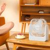Asztali ventilátor állítható szöggel 3 szélsebesség Erős légáramlás Alacsony zajszint Újratölthető Asztali Akasztható Elektromos Ventilátor Léghűtő