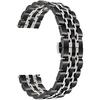Band Compatible for Galaxy Watch 46mm / Galaxy 3 45mm, 22mm Solid Stainless Steel Metal Replacement Strap for Samsung Gear S3 Frontier/Classic/Moto