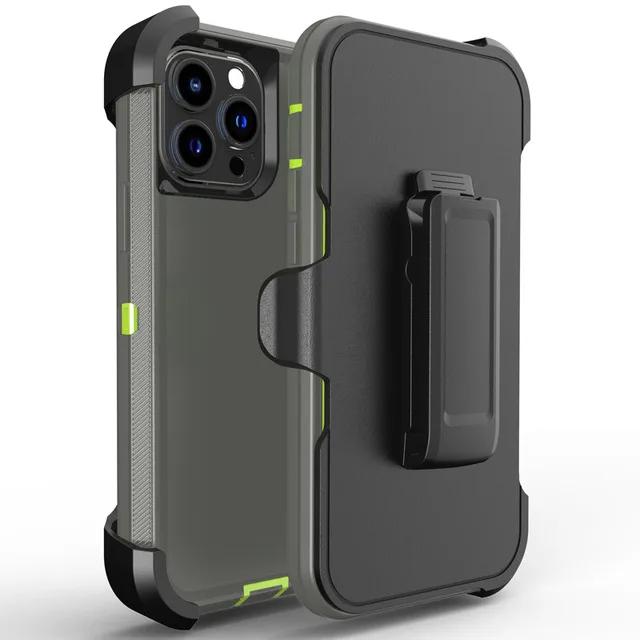 3-in-1 Military Armor Shockproof Phone Case For Samsung S25 S24 S23 S22 S21 S20 Ultra Plus Note20 Otter Case Box Belt Clip Cover