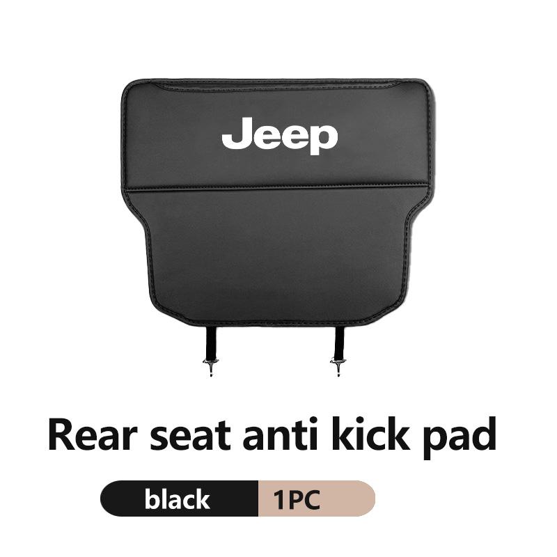 Leather Car Seat Back Anti Child Kick Pad Protector Mat Anti-Dirty Pad Storage Bag For Jeep Cherokee Patriot Liberty Wrangler JK AKY1