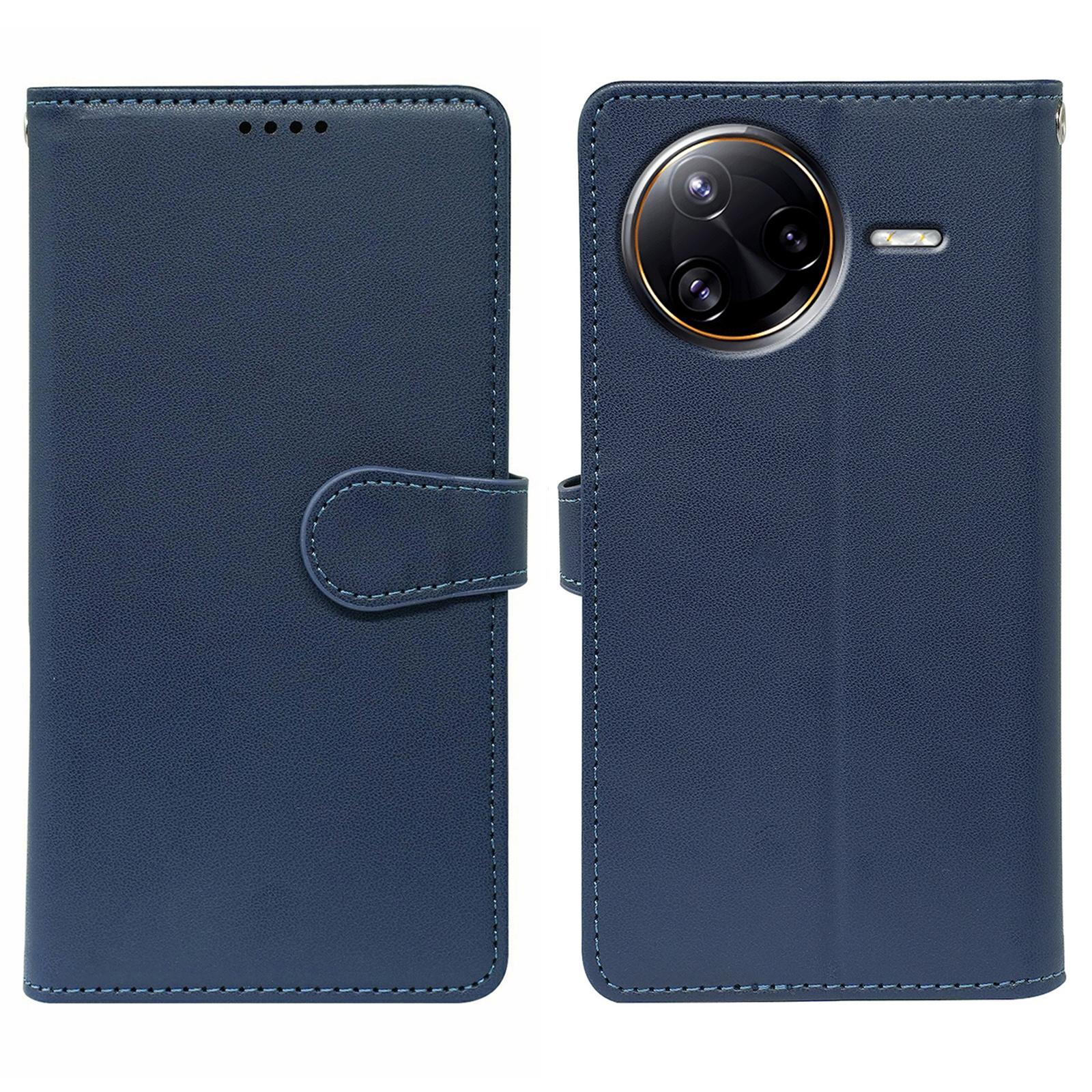 

Чохол для Xiaomi Poco F7 Ultra 5G/Redmi K80 Pro 5G з 9 відділеннями для карток, PU шкіра, підставка, чохол для телефону Blue