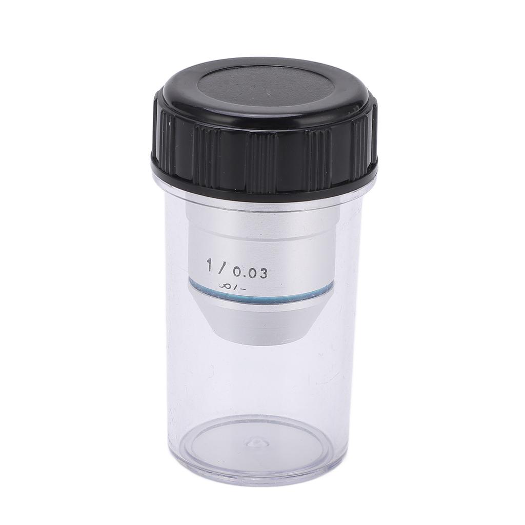 1X Microscope Objective Lens 195 Infinity Achromatic Low Power Objective Lens RMS Thread 20.2mm