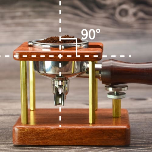 NEOUZA Coffee Tamping Station, Portafilter Stand Holder, Fits Most Espresso Machines, Adjustable Height (58mm)