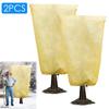 2Pcs Plant Frost Protection Cover Non Woven Winter Warm Cover with Drawstring Tree Shrub Plant Protecting Bag Garden Accessories