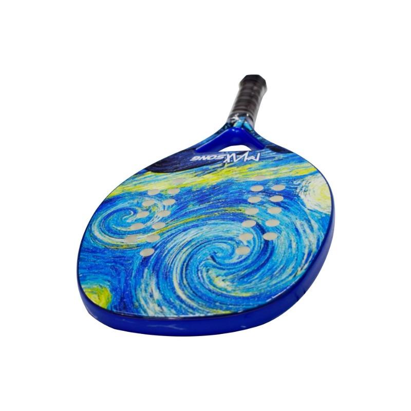 MAXSONG Carbon Beach Racheta Beach Ball Racheta Sport Placa din fibra de carbon Racheta Rucsac Logo imprimat