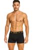EVERLAST Erkek Boxer Şort 4 Adet Pamuklu Külot Siyah Renk Logo