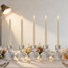 Nordic Transparent Glass Lantern Candle Holder - Elegant Dual-Use Decor for Cozy Atmosphere In Homes & Hotels