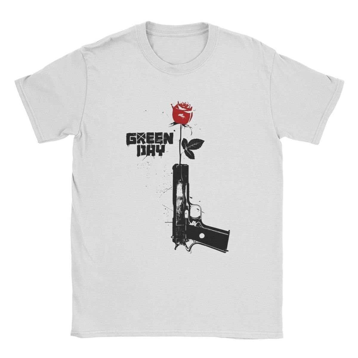 

Футболки с цветочным горшком Green Days Мужские Хлопковые Винтажные Футболки Круглый Воротник Fresh Dookie Saviors Хип-хоп Футболки Харадзюку Короткий Рукав XXXXL