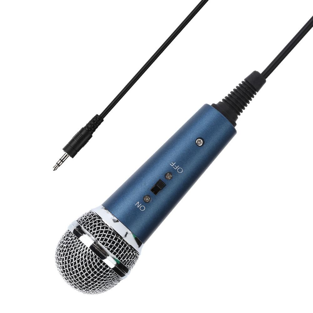 3.5mm Jack Dynamic Karaoke Microphone Plug and Play Karaoke Microphone Singing