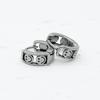 Smile Hoop One-Touch Earrings