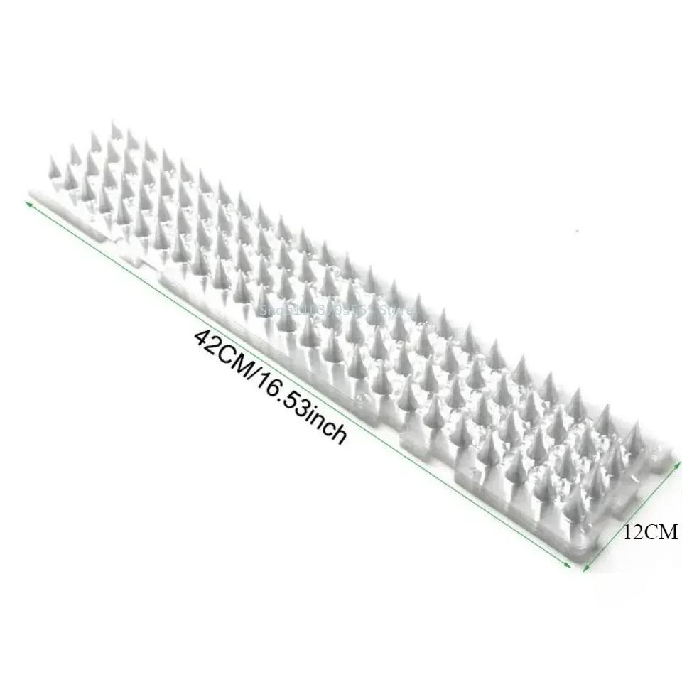 2pcs Wall Fence Deterrent Defender Spikes For Anti Cat Climb Bird Animals High-quality Plastic Garden Adjustment Protection Tool